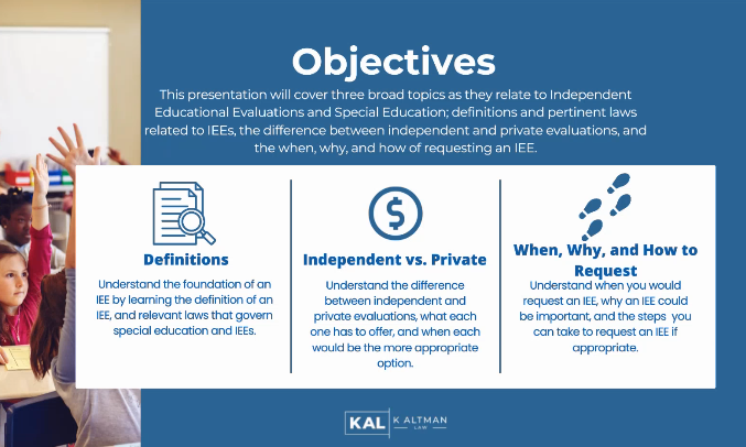 Webinar – K Altman Law Independent Educational